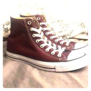 Burgundy Chuck Taylor’s
